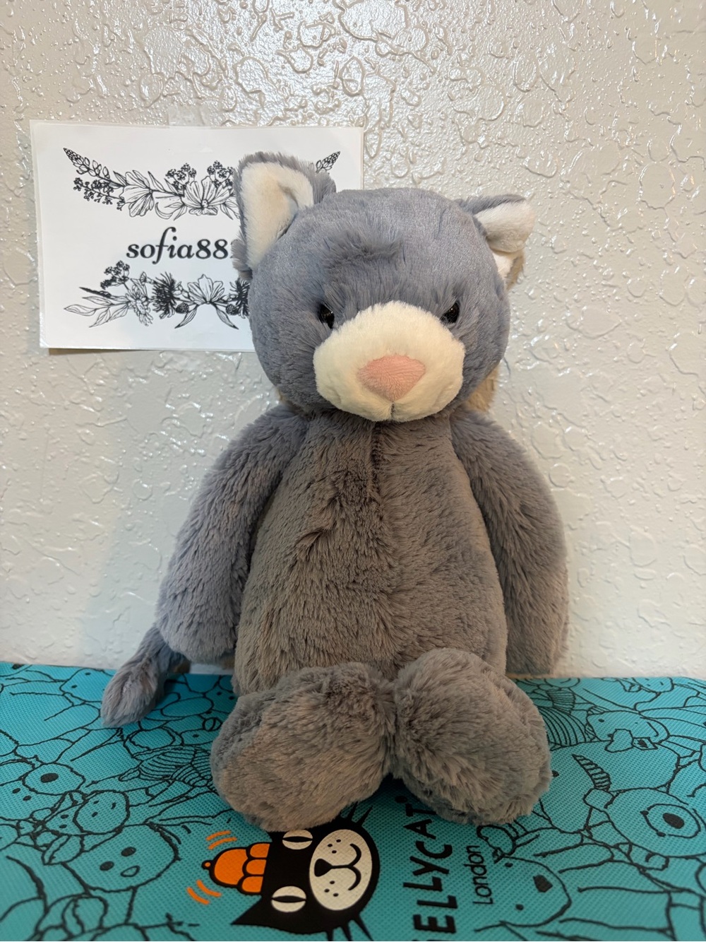 Authentic Jellycat Bashful Kitten NWT